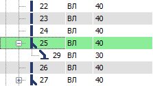После нажатия "Alt + Вправо"