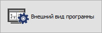 Кнопка "Внешний вид программы"